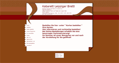 Desktop Screenshot of leipzigerbrettl.de