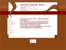 Tablet Screenshot of leipzigerbrettl.de